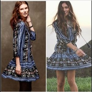Anthropologie Holding Horses Winter Moon Tunic Dress Size XS